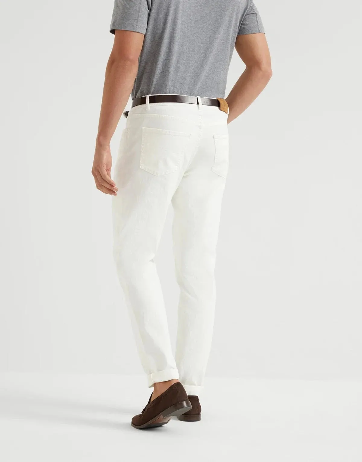 Garment-Dyed Denim Jeans